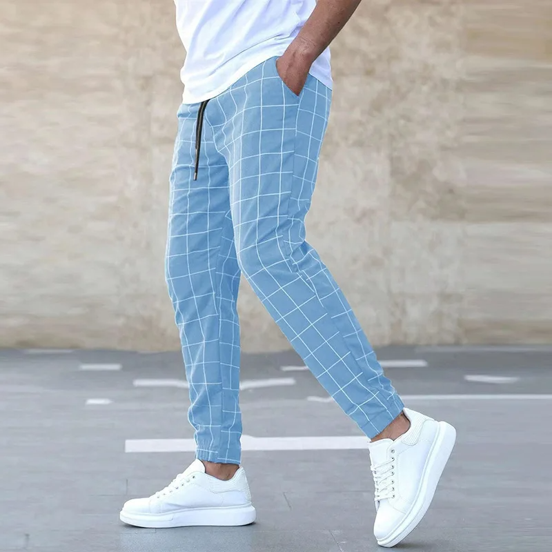 CROSSMARK CHECKERED JOGGERS