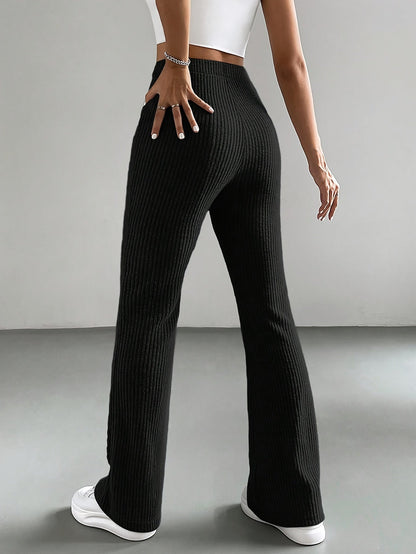 ELLISON KNIT FLARE PANTS