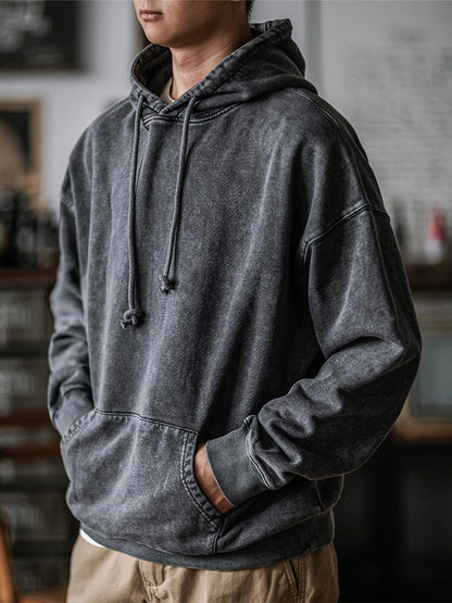 OVERSIZE RETRO WASHED HOODIE