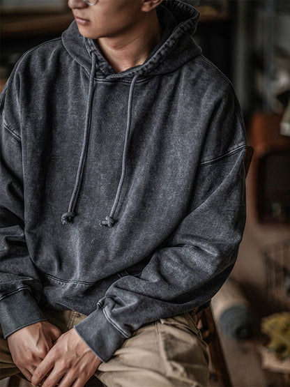OVERSIZE RETRO WASHED HOODIE