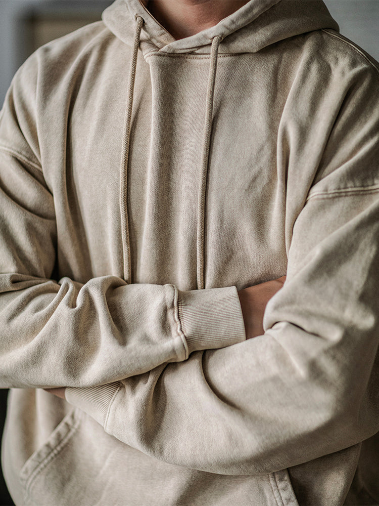 OVERSIZE RETRO WASHED HOODIE